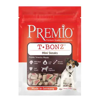 פרמיו חטיף איבונס מיני סטייק לכלב ננסי 150 גרם