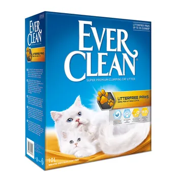 אבר קלין חול חתולים סופר פרימיום מתגבש - ללא עקבות 10 ליטר Ever Clean