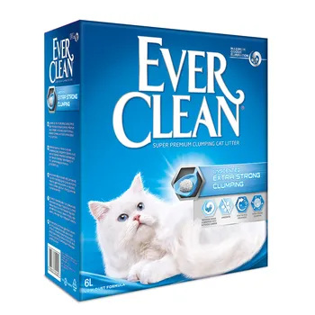 אבר קלין חול חתולים סופר פרימיום מתגבש - מתגבש במיוחד 6 ליטר Ever Clean