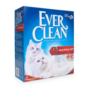 אבר קלין חול חתולים סופר פרימיום מתגבש - מולטי קט 6 ליטר Ever Clean