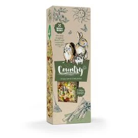 קאנטרי חטיף מקלות למכרסמים גזר ולוף 2 יח 110 גרם