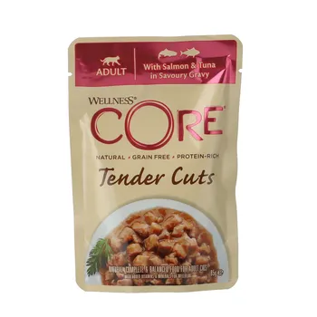 פאוץ' לחתול וולנס טנדר סלמון וטונה 85 גרם