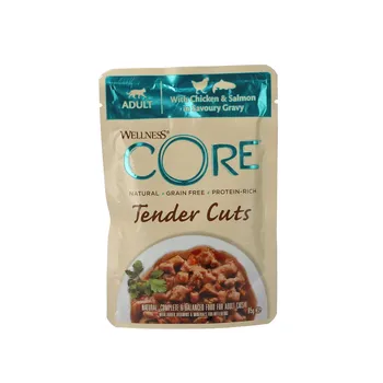 פאוץ' לחתול וולנס טנדר עוף סלמון 85 גרם