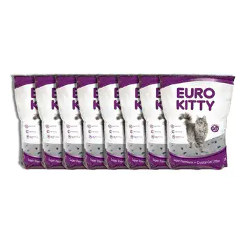 מבצע !!! 8 יחידות יורו קיטי חול קריסטל לחתולים