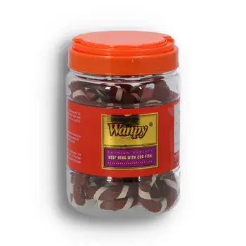 וונפי חטיף טבעות בשר לכלב בצנצנת 300 גרם