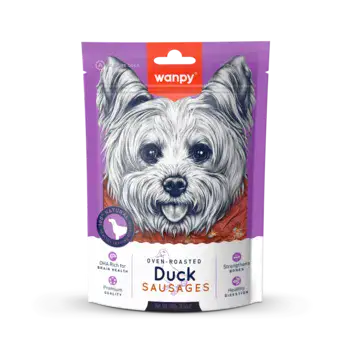 וונפי חטיף נקנקיות ברווז לכלב