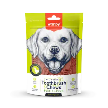 וונפי חטיף מברשת שיניים בטעם בקר לכלב 100 גרם