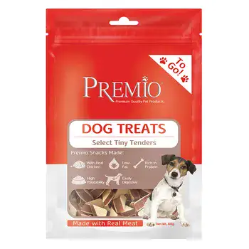 פרימיו חטיף TO GO לכלב משולשי עוף 60 גרם