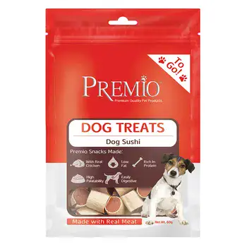 פרימיו חטיף TO GO לכלב סושי עוף 60 גרם